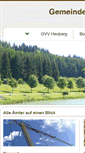 Mobile Screenshot of gvv-heuberg.de